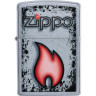 Зажигалка ZIPPO FLAME DESIGN STREET CHROME 49576