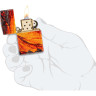 Zippo Lava Flow 48622 — зажигалка Tumbled Brass