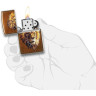 Зажигалка ZIPPO POLYGONAL LION 29878