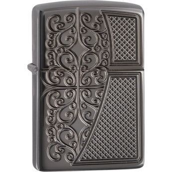 Zippo Armor 29498 — чёрная глянцевая зажигалка